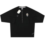 2008-09 Juventus Nike Halbknopf-T-Shirt Langarm *BNIB* XL