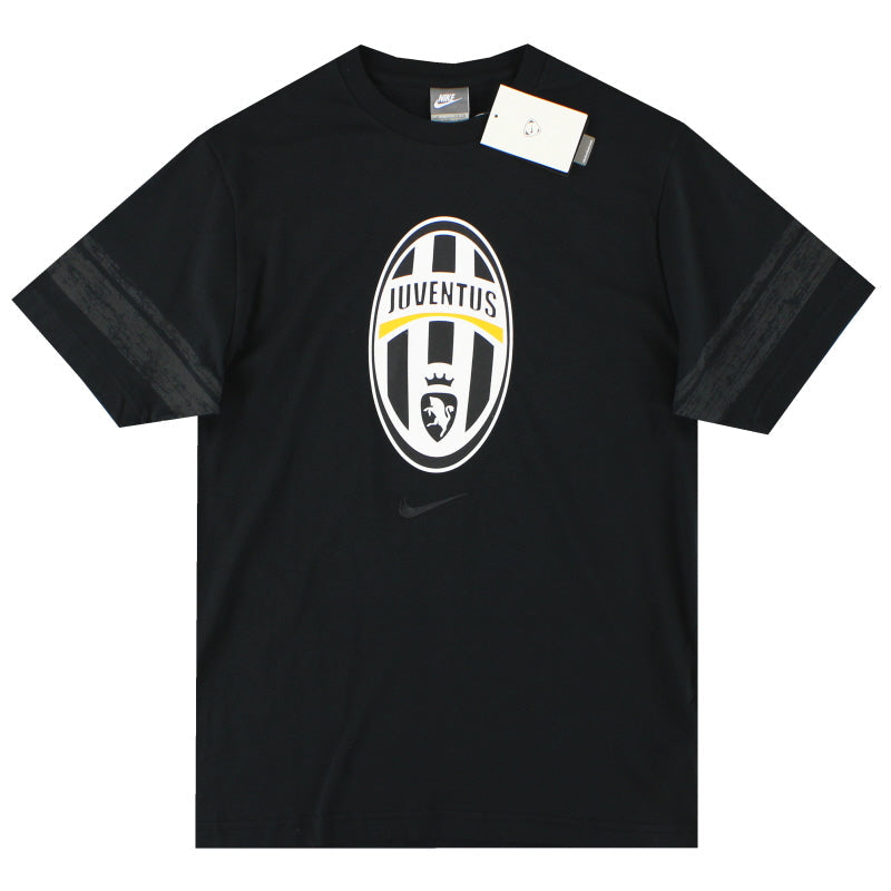 2008-09 Juventus Nike Grafik T-Shirt *mit Etiketten* S