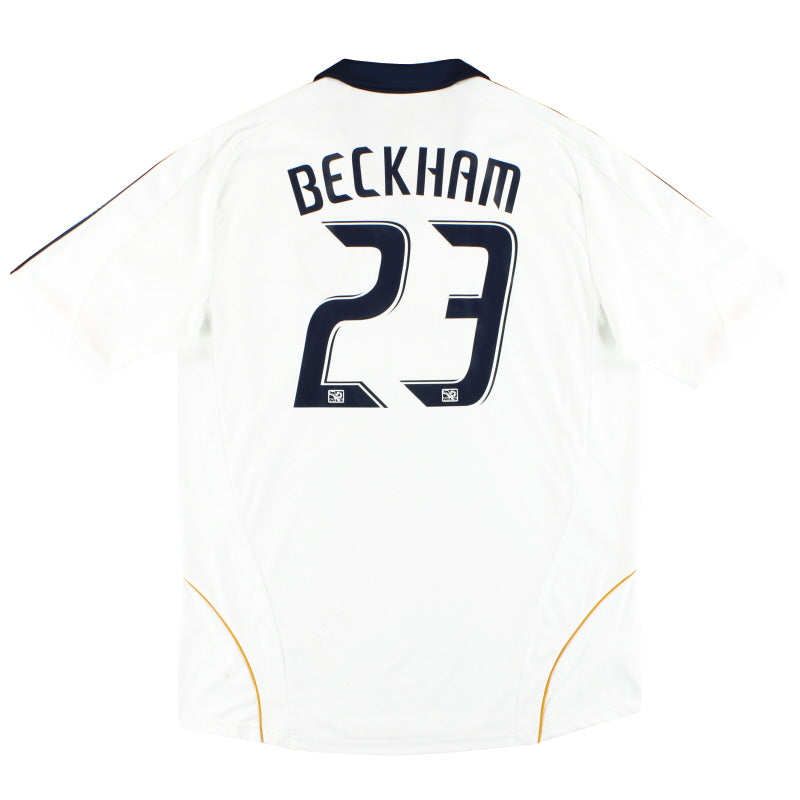 2008-09 LA Galaxy adidas Heimtrikot Beckham #23 XL