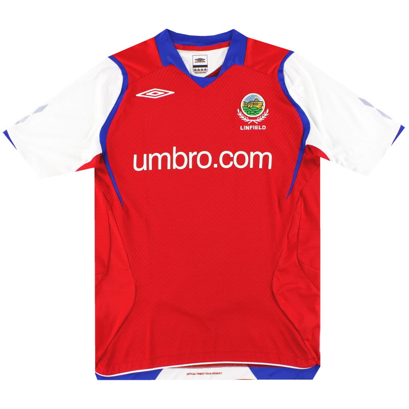 2008-09 Linfield Umbro Auswärtstrikot S