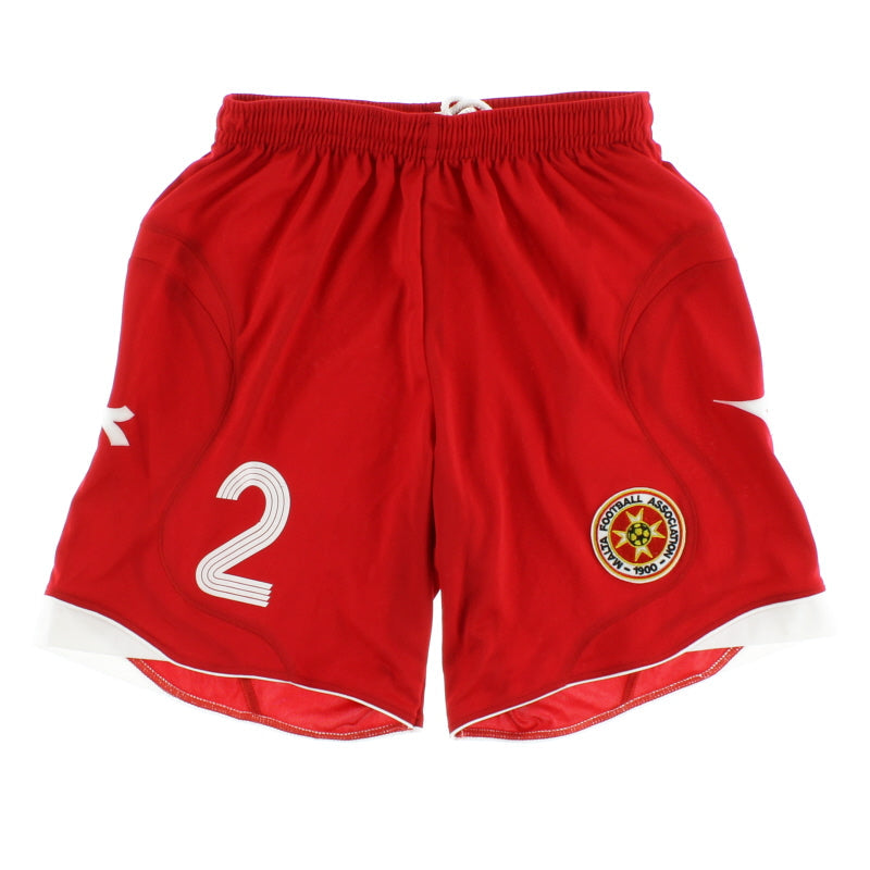 2008-09 Malta Match Issued Auswärtsshorts #2 S