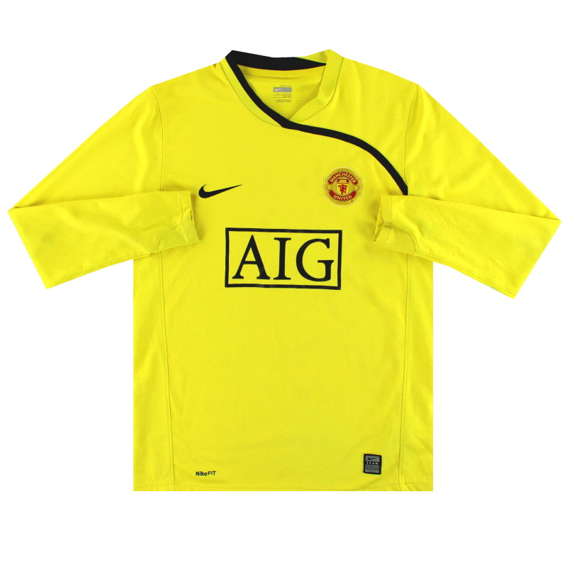 2008-09 Manchester United Nike Torwart-Trikot XL.Jungen