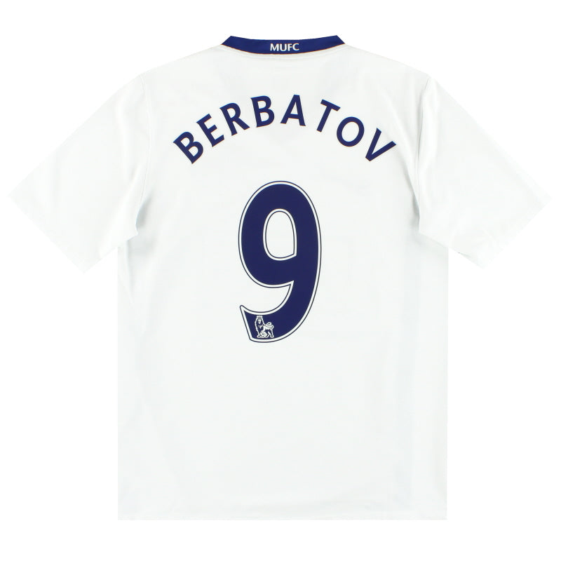 2008-09 Manchester United Nike Auswärtstrikot Berbatov #9 XL