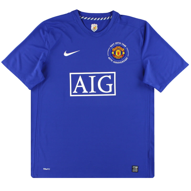 2008-09 Manchester United Nike Auswärtstrikot XXL