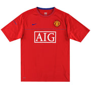 2008-09 Manchester United Nike Trainingsshirt L