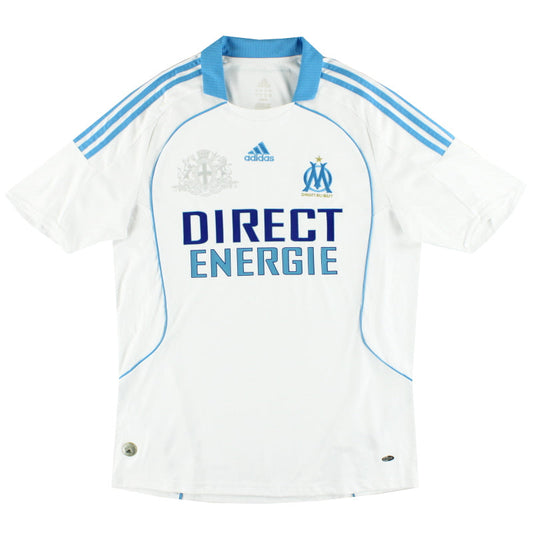 2008-09 Olympique Marseille adidas Home Shirt S