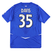2008-09 Rangers Umbro Heimtrikot Davis #35 *m. Etiketten* L