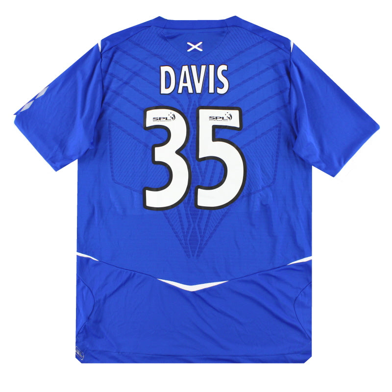 2008-09 Rangers Umbro Heimtrikot Davis #35 *m. Etiketten* L