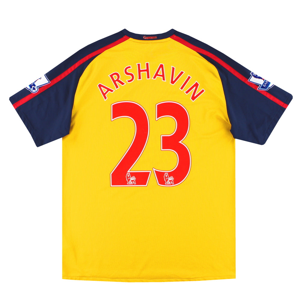 2008-09 Arsenal Nike Away Shirt Arshavin #23 L