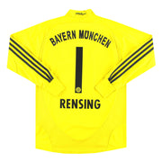 2008-09 FC Bayern München adidas Torwarttrikot Rensing #1 XL.Jungen