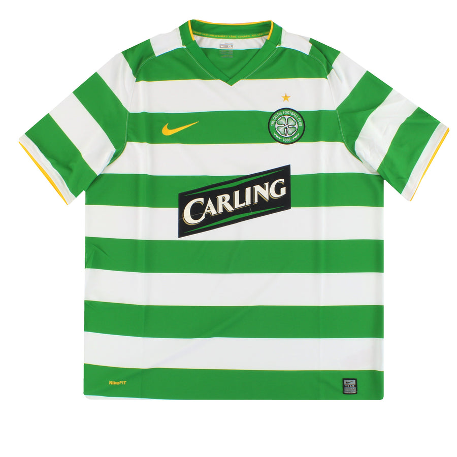 2008-09 Celtic Nike Heimtrikot *mit Etiketten* XL