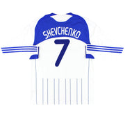 2008-10 Dynamo Kiew adidas Heimtrikot Schewtschenko #7 L/S XL