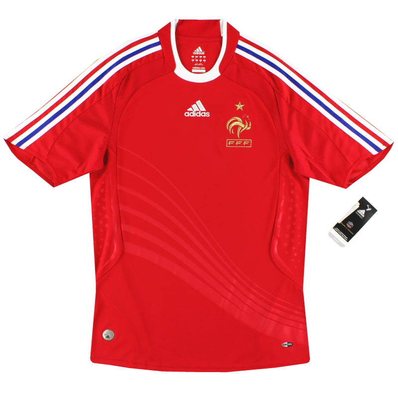 2008-10 Frankreich adidas Auswärtstrikot *mit Etiketten* S