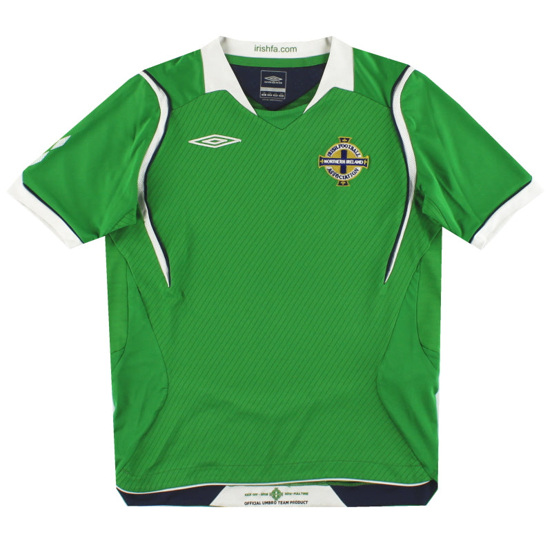 2008-10 Nordirland Umbro Heimtrikot Gr. Jungen