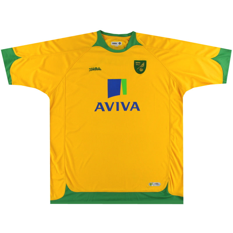 2008-10 Norwich City Xara Heimtrikot XXXL