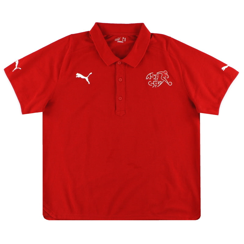 2008-10 Schweiz Puma Poloshirt XL