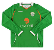 2008-10 Ireland Umbro Home Shirt L/S L.Boys