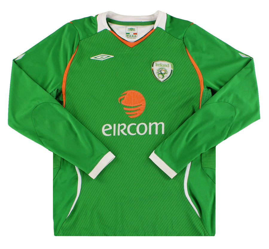 2008-10 Ireland Umbro Home Shirt L/S L.Boys