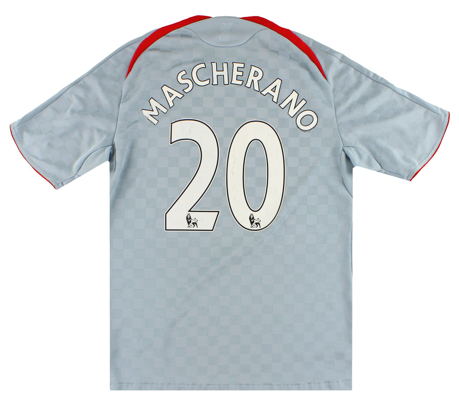 2008-10 Liverpool adidas Away Shirt Mascherano #20 L