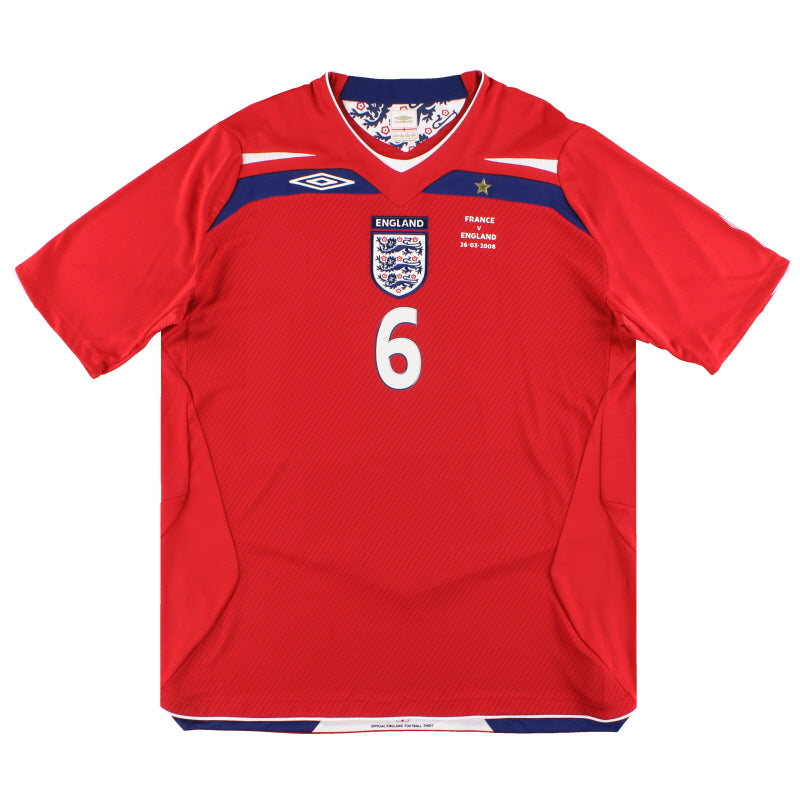 2008 England Umbro Auswärtstrikot, Spielvorbereitung, Terry #6 XL