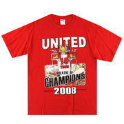 2008 Manchester United „10 Times“-Grafik-T-Shirt L