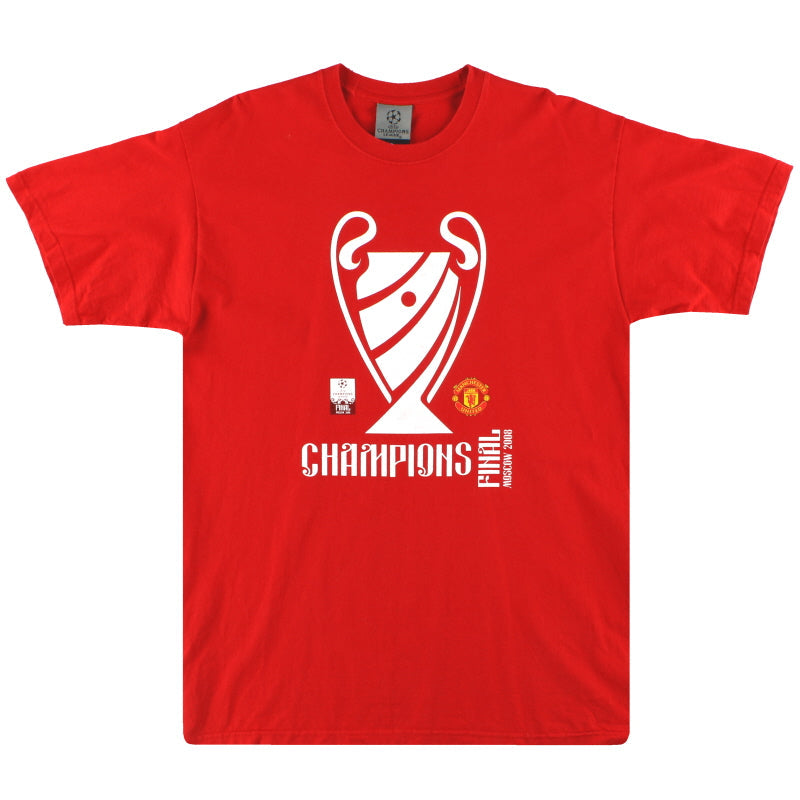 2008 Manchester United Champions League Final T-Shirt J