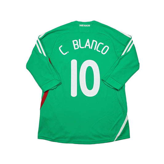 2008/09 Mexico C.Blanco #10 Home Shirt (M) Adidas