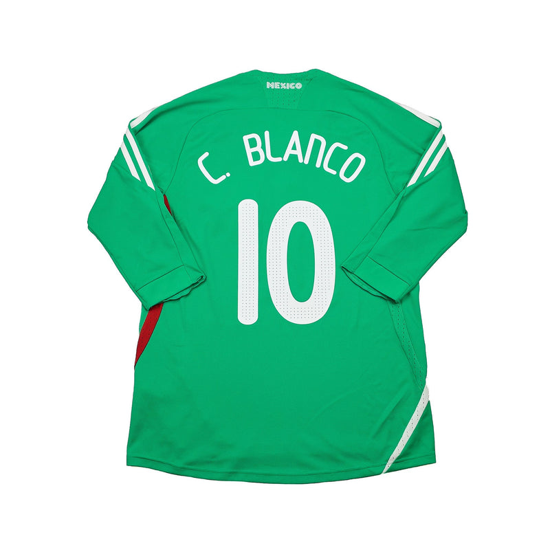2008/09 Mexico C.Blanco #10 Home Shirt (M) Adidas