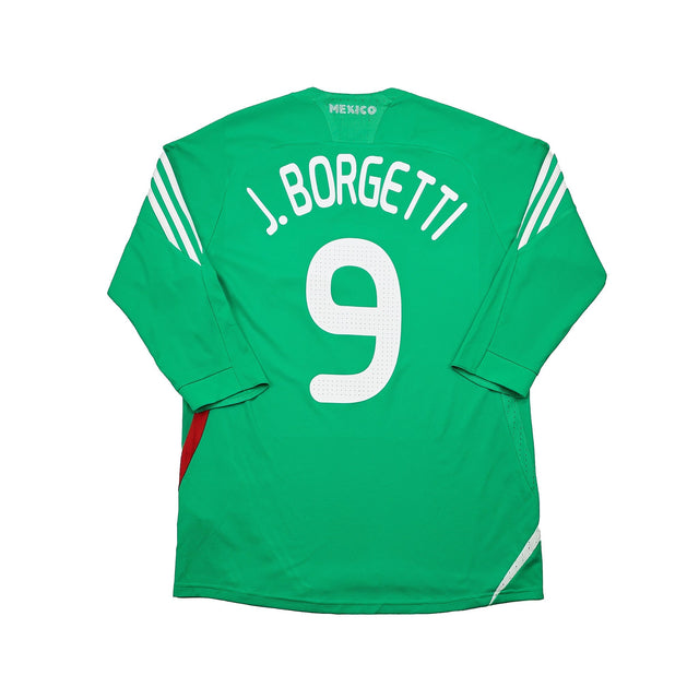 2008/09 Mexico J.Borgetti #9 Home Shirt (M) Adidas