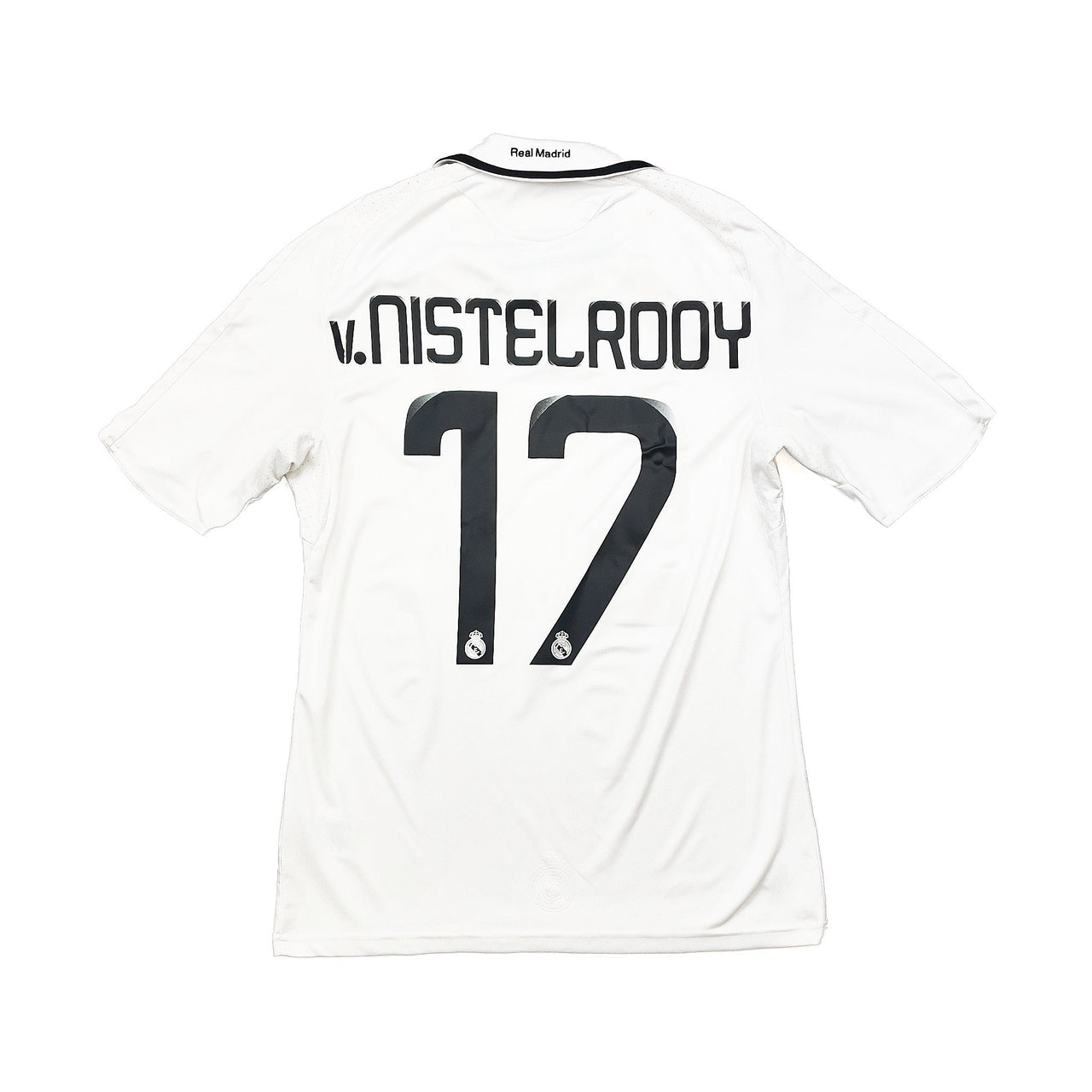 2008/09 Real Madrid V.Nistelrooy #17 Home Shirt (S) Adidas