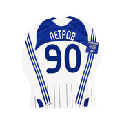 2008/10 Dynamo Kiew #90 *Signiert Shevchenko* L/S Heimtrikot (M) Adidas