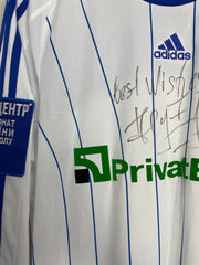 2008/10 Dynamo Kiew #90 *Signiert Shevchenko* L/S Heimtrikot (M) Adidas