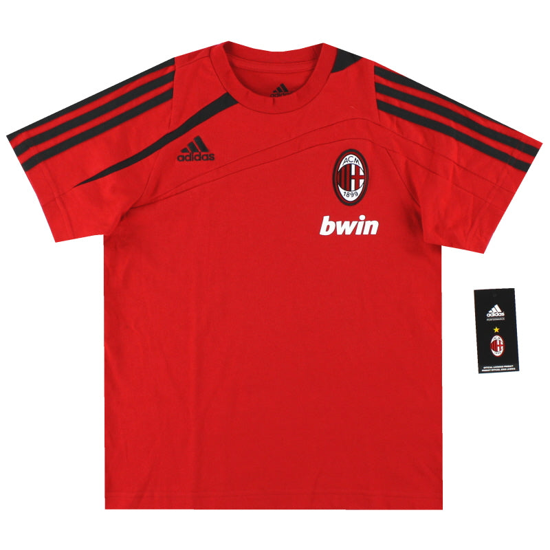 2009-10 AC Milan adidas Freizeit-T-Shirt *BNIB* XS.Jungen