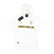 2009-10 AC Mailand adidas Stadion Hoodie *m. Etikett* S