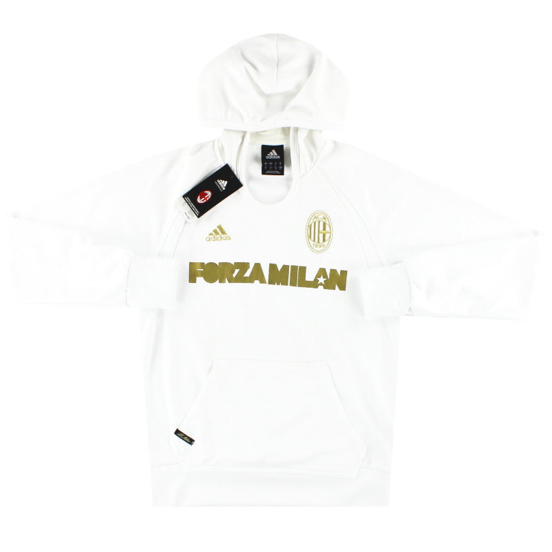 2009-10 AC Mailand adidas Stadion Hoodie *m. Etikett* S