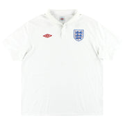 2009-10 England Umbro Heimtrikot XL
