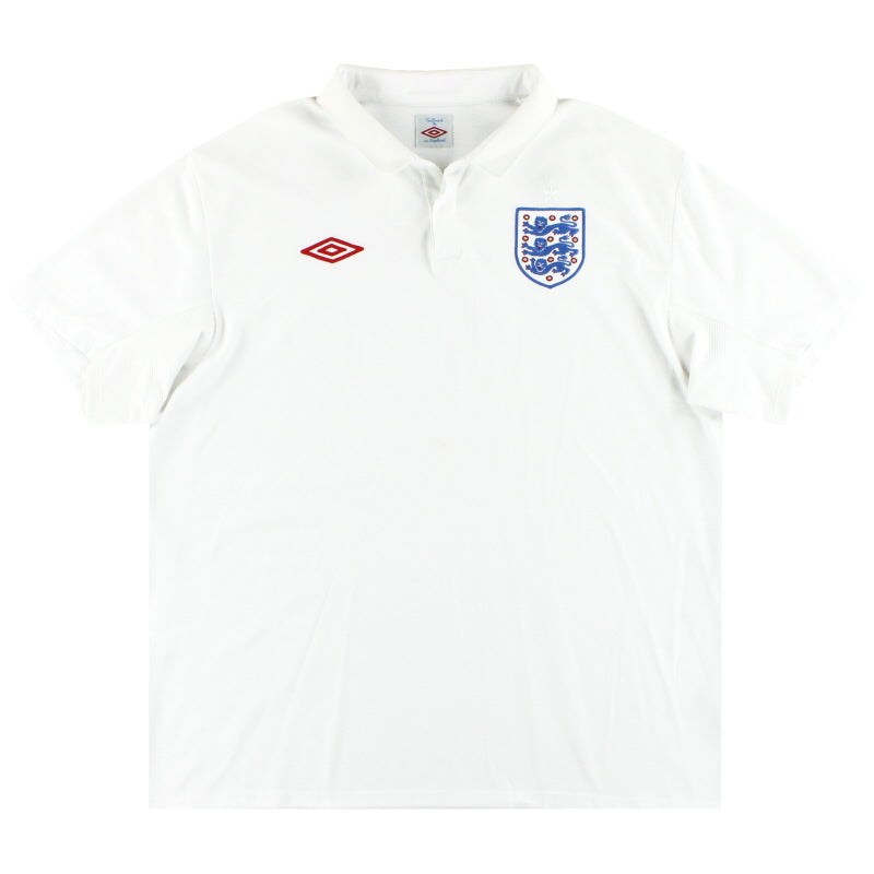 2009-10 England Umbro Heimtrikot L