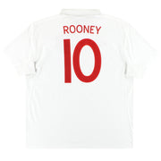 2009-10 England Umbro Heimtrikot Rooney #10 XL