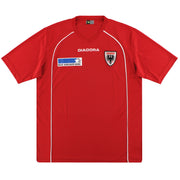 2009-10 FC Aarau Diadora Trainingsshirt XL