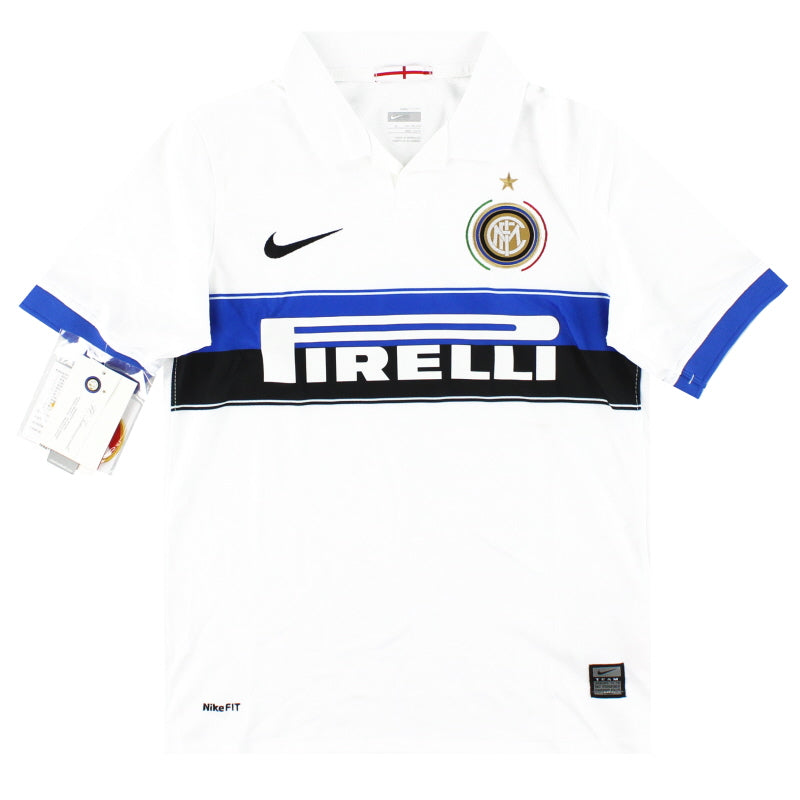 2009-10 Inter Mailand Nike Auswärtstrikot *mit Etiketten* Jungen M.