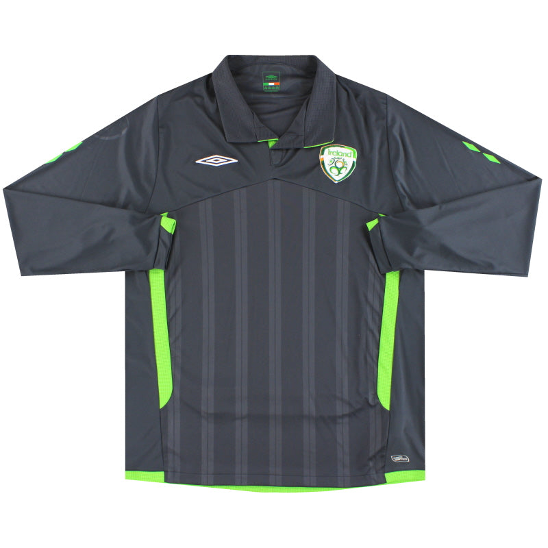 2009-10 Irland Umbro Ausweichtrikot Langarm *Neuwertig* XL