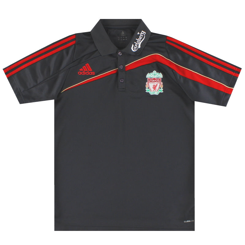 2009-10 Liverpool adidas Climalite Poloshirt S