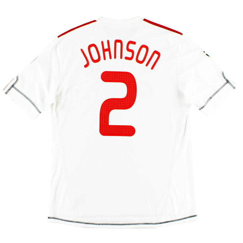 2009-10 Liverpool adidas CL Third Trikot Johnson #2 L