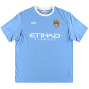 2009-10 Manchester City Umbro Heimtrikot M