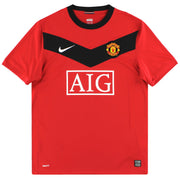 2009-10 Manchester United Nike Heimtrikot L