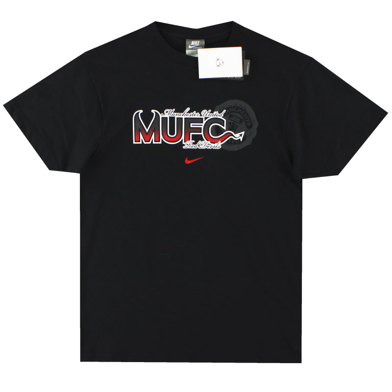 2009-10 Manchester United Nike Grafik-T-Shirt *Neu mit Etikett* Jungen Gr. L
