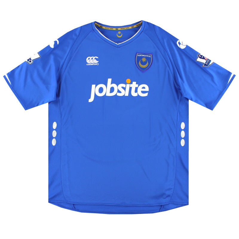 2009-10 Portsmouth Canterbury Heimtrikot *Neuwertig* XL
