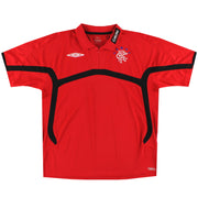 2009-10 Rangers Umbro 1/4 Zip Polo-Shirt M