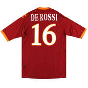 2009-10 Roma Kappa Kombat Heimtrikot PI De Rossi #16 *mit Etiketten* XXL