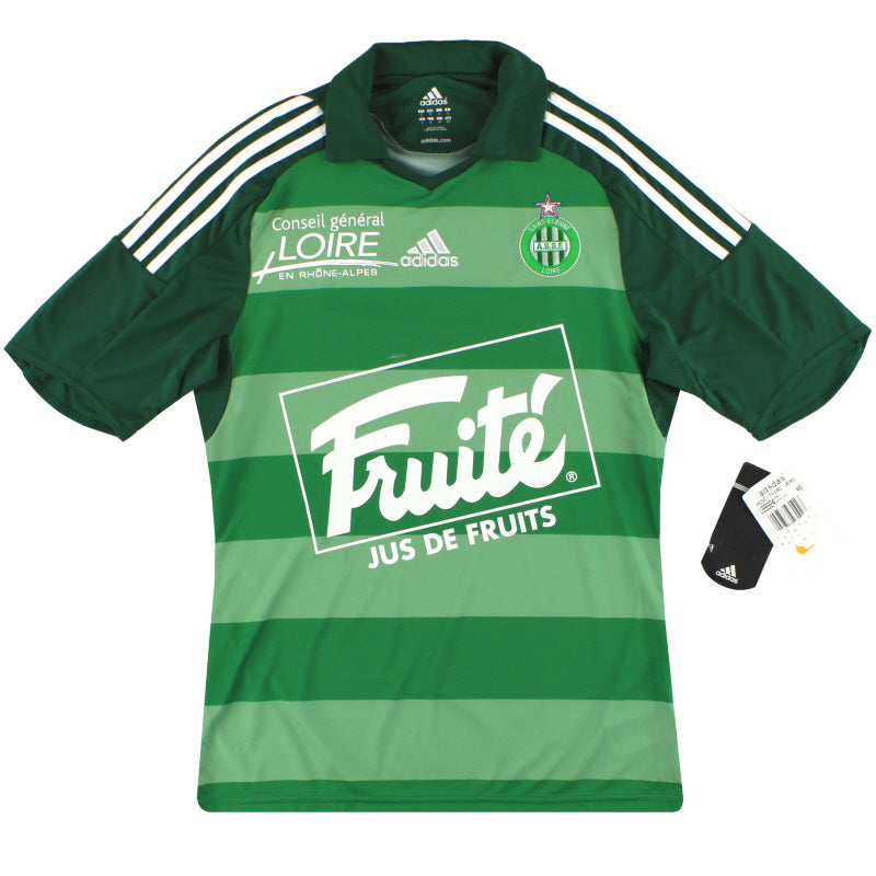 2009-10 Saint Etienne adidas Auswärtstrikot *m/Etiketten* S